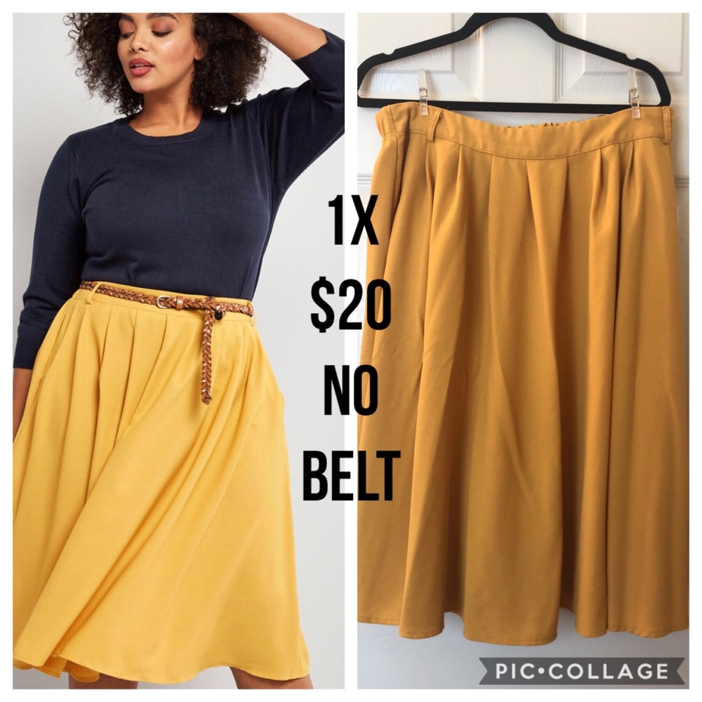 ModCloth Breathtaking Tiger Lillies Goldenrod 1X